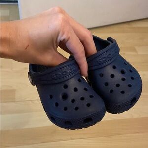 Crocs Kids Navy Clogs